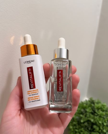 After a lot of research, I switched over the these two L’Oreal serums after using medical grade for a long time. I actually love the results I’m seeing with these combined with my holy grail face moisturizer and I’m spending a fraction of the cost of the medical grade. Highly recommend all 3 and linking below. 

#LTKFind #LTKbeauty #LTKsalealert