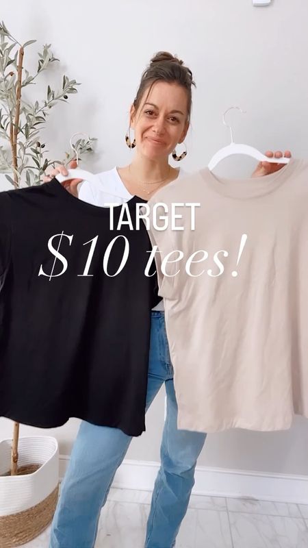 On sale for $8! The best Target tee is on deal today! These are perfect for any time and run true to size.  I’m wearing a small! 



#LTKSeasonal #LTKunder50 #LTKsalealert