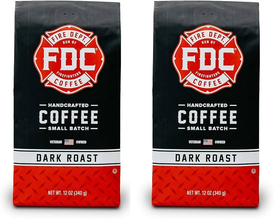 Fire Department Coffee - Veteran Owned - Dark Roast Ground Coffee - Bold & Smooth - Roasted in th... | Amazon (US)