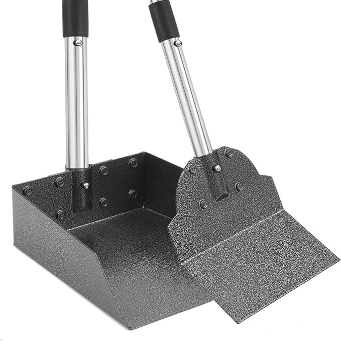 LUFFWELL Dog Pooper Scooper, Metal Aluminum Tray and Spade Poop Scoop Set with Adjustable Stainle... | Amazon (US)