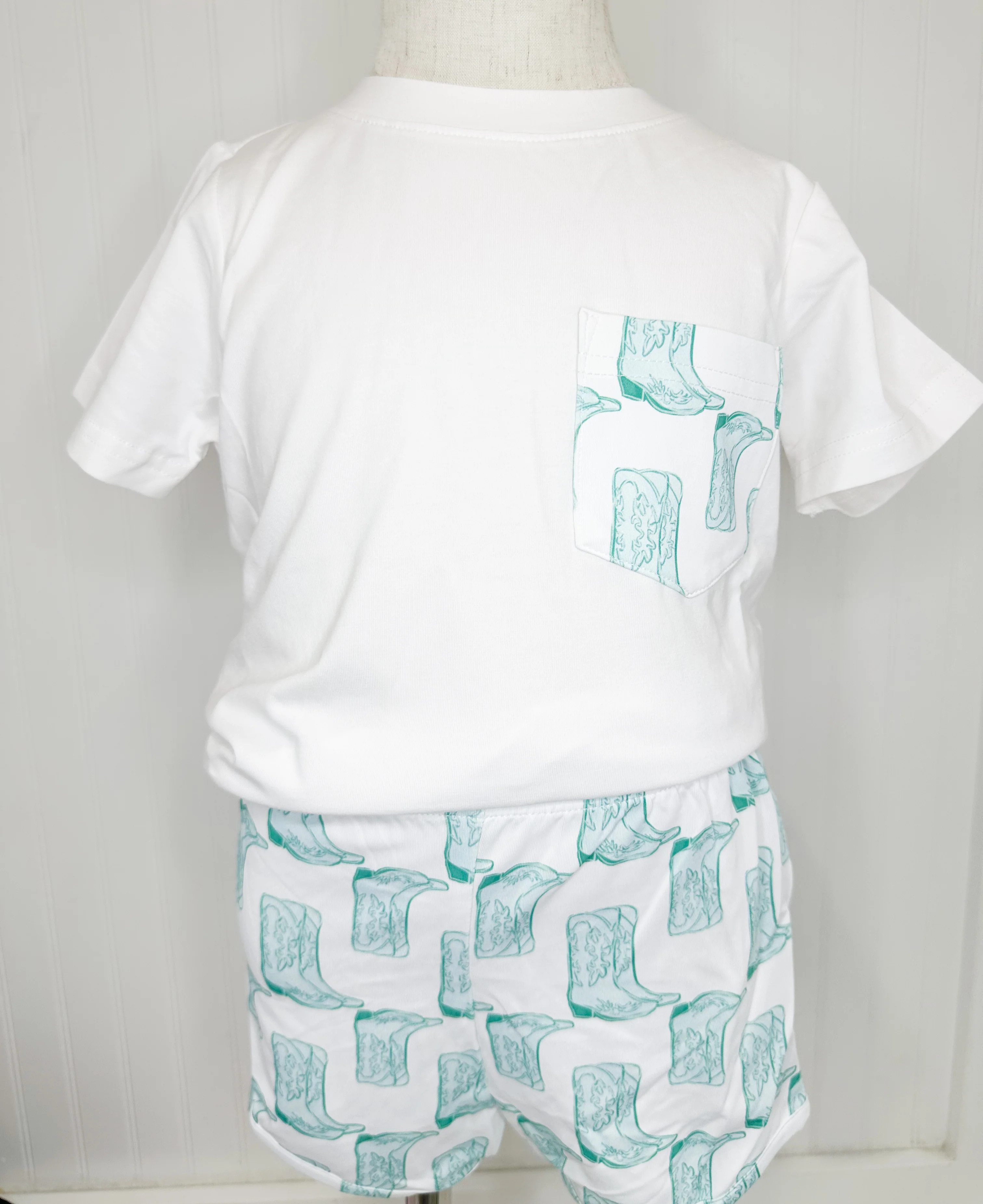 Western Cowboy Shorts Set | Tutti Frutti Kids Co