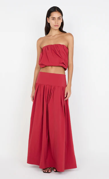 DANTE MAXI SKIRT - CHERRY | Bec & Bridge (Global)
