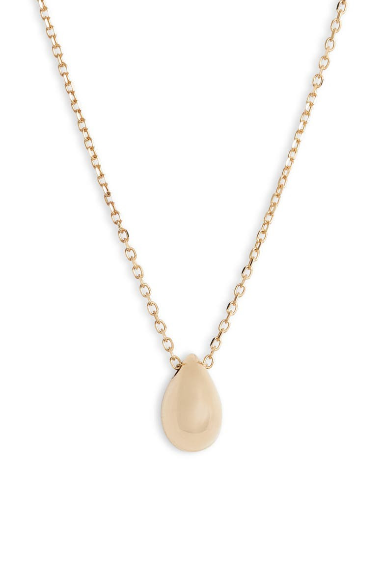 14K Gold Pear Pendant Necklace | Nordstrom | Nordstrom