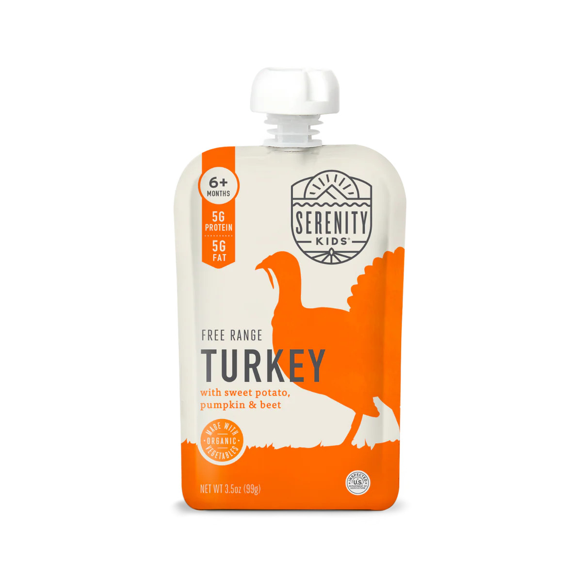 Turkey Baby Food Pouch // Organic Baby Food // Serenity Kids® | Serenity Kids