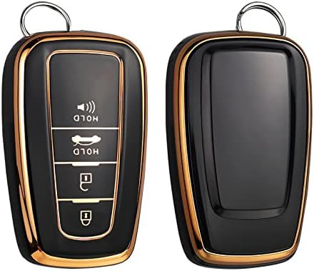 Cacacar for Toyota Camry RAV4 Key Fob Cover, for Highlander Corolla Avalon C-HR Prius GT86 Key Fo... | Amazon (US)
