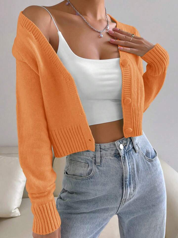 SHEIN EZwear Macaron Colored Girls' Versatile Simple Cardigan | SHEIN USA | SHEIN