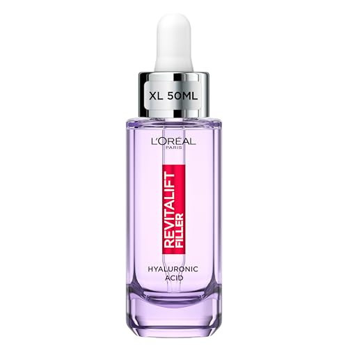 L'Oréal Paris Revitalift Hyaluronic Acid Serum - XL 50ml Serum, 1.5% Pure Concentrated Micro-Epidermic Hyaluronic Acid Dropper Serum, intensely hydrates and replumps lines and wrinkles, 50ml | Amazon (UK)