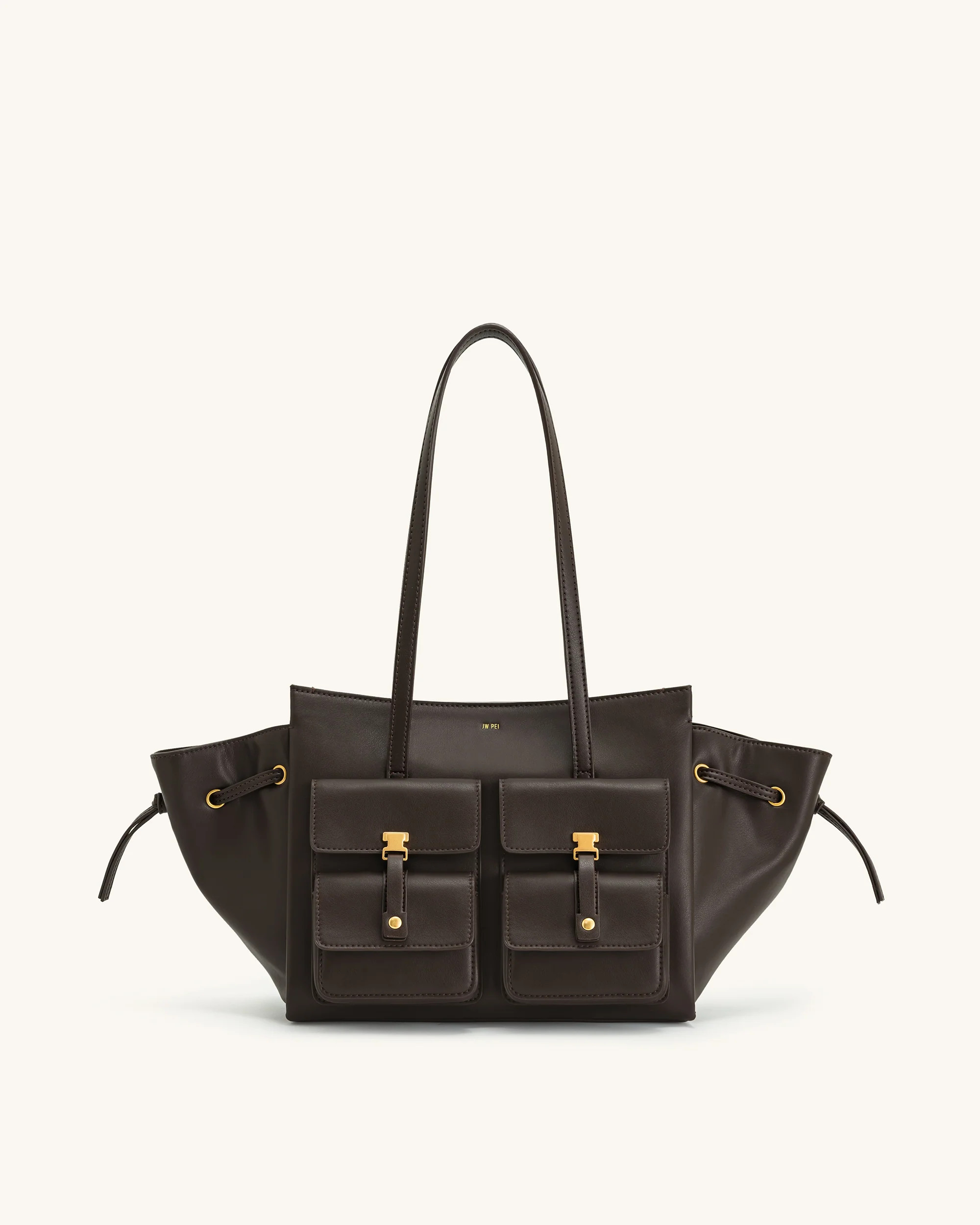 Linda Tote Bag - Dark Brown | JW PEI US