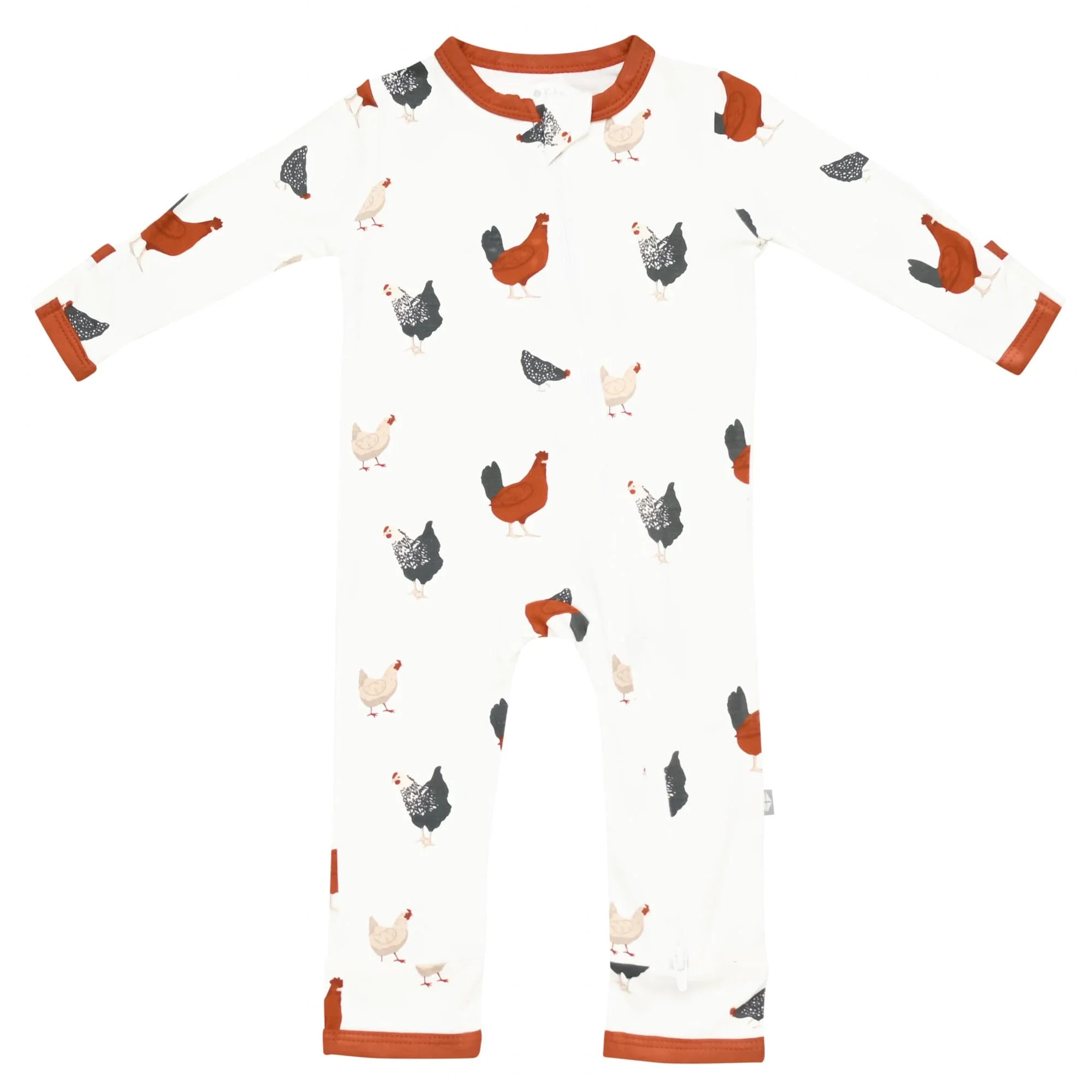 Zippered Romper in Chick | Kyte BABY