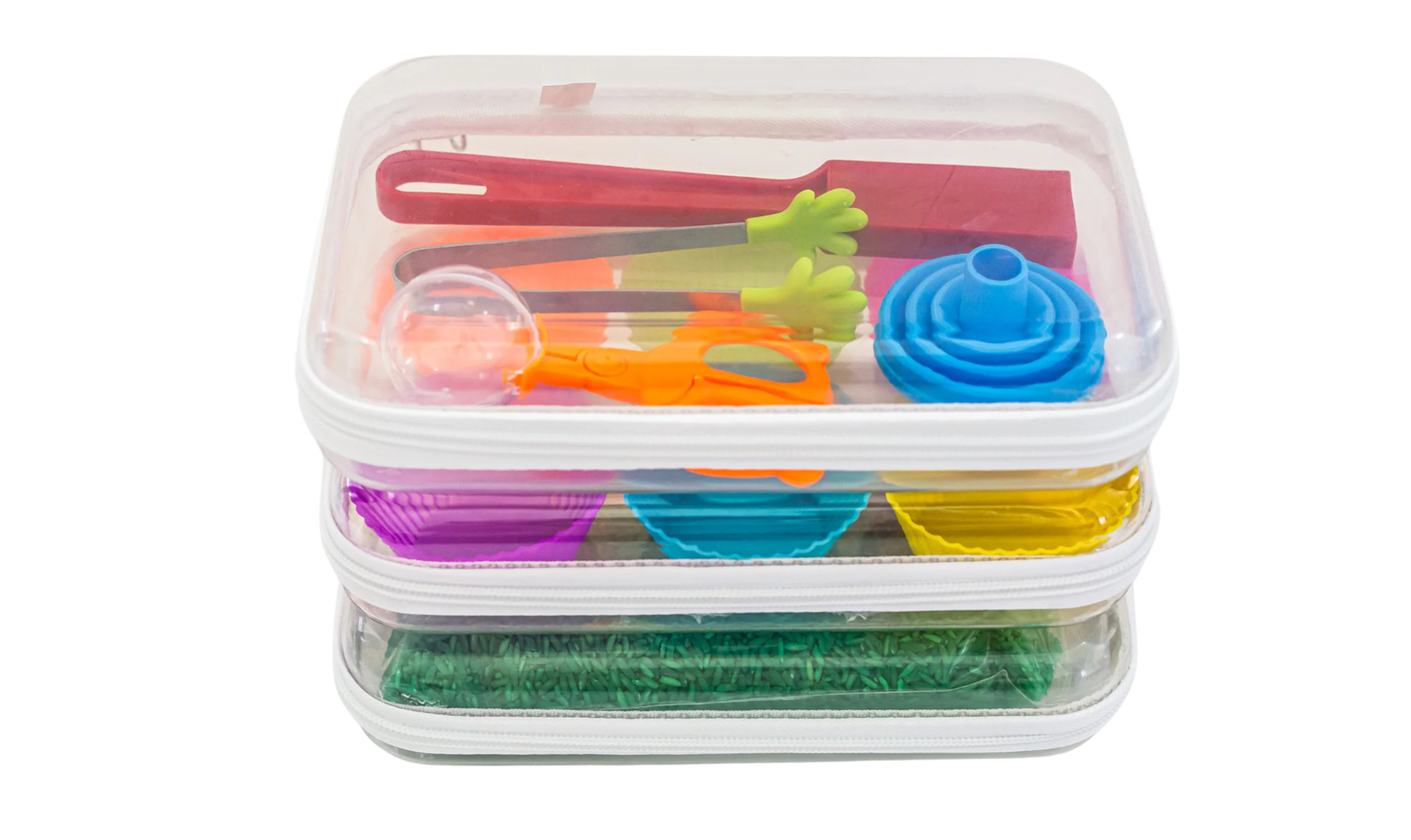 Toy Storage Hard Zipper Case | Mama of Joy Sensory Play