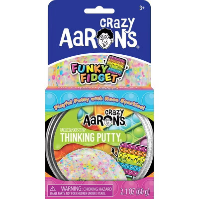 Crazy Aaron's Funky Fidget 3.5" Thinking Putty Tin: Sensory Development, Gross Motor Skills, 1.58oz | Target