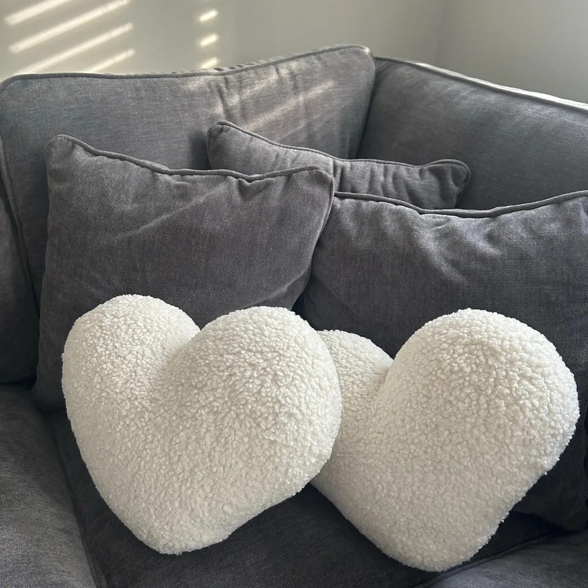 Plush Heart Pillow in 23 Colors | Heart Throw Pillow | Heart Cushion | Gift for Mom | Heart Decor... | Etsy (US)