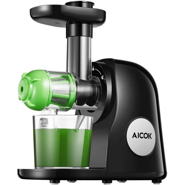 Aicok Slow Juicer, Slow Masticating Juicer Extractor Easy to Clean, Cold Press Juicer with Brush,... | Walmart (US)