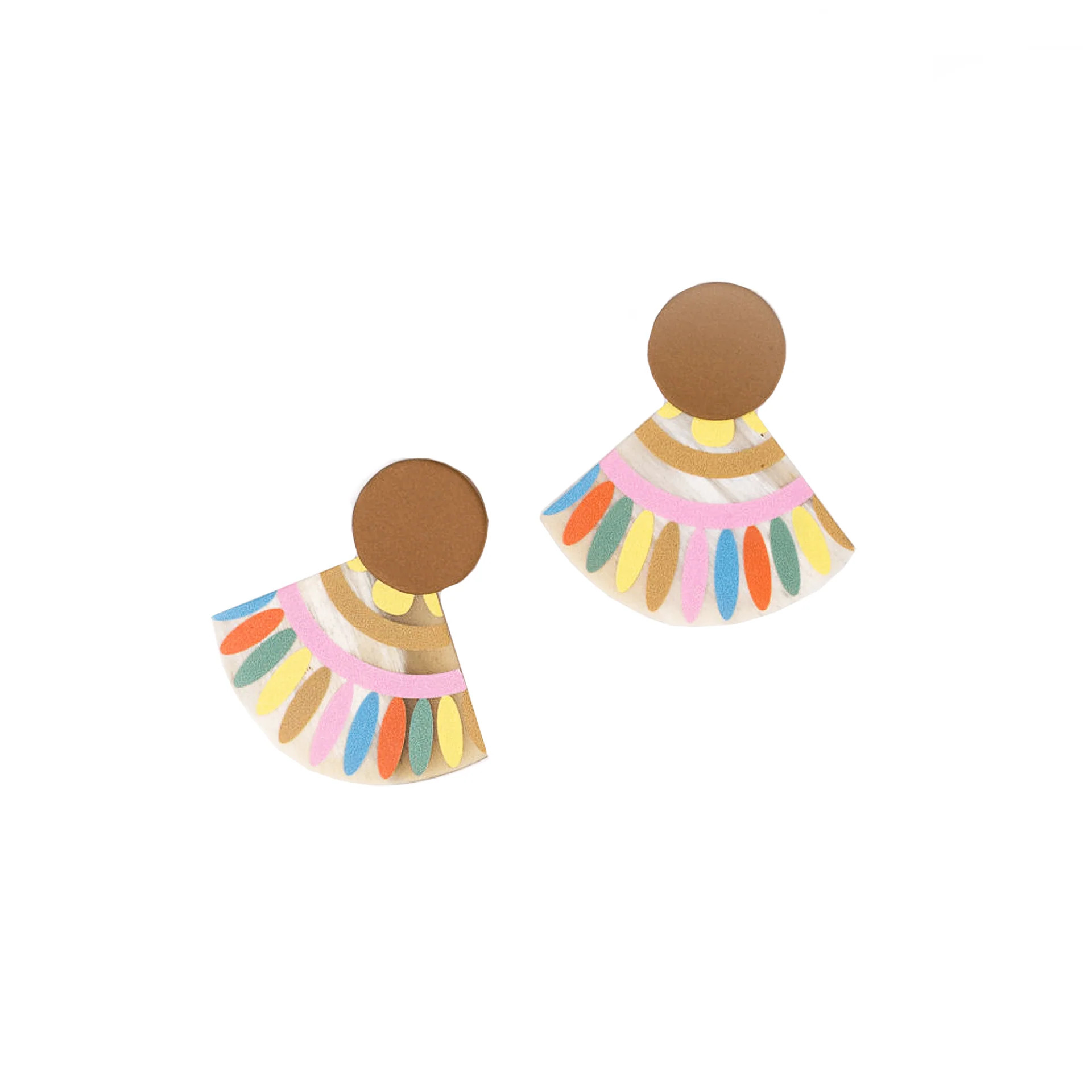 Spanish Sunset Tile Earrings | Sunshine Tienda