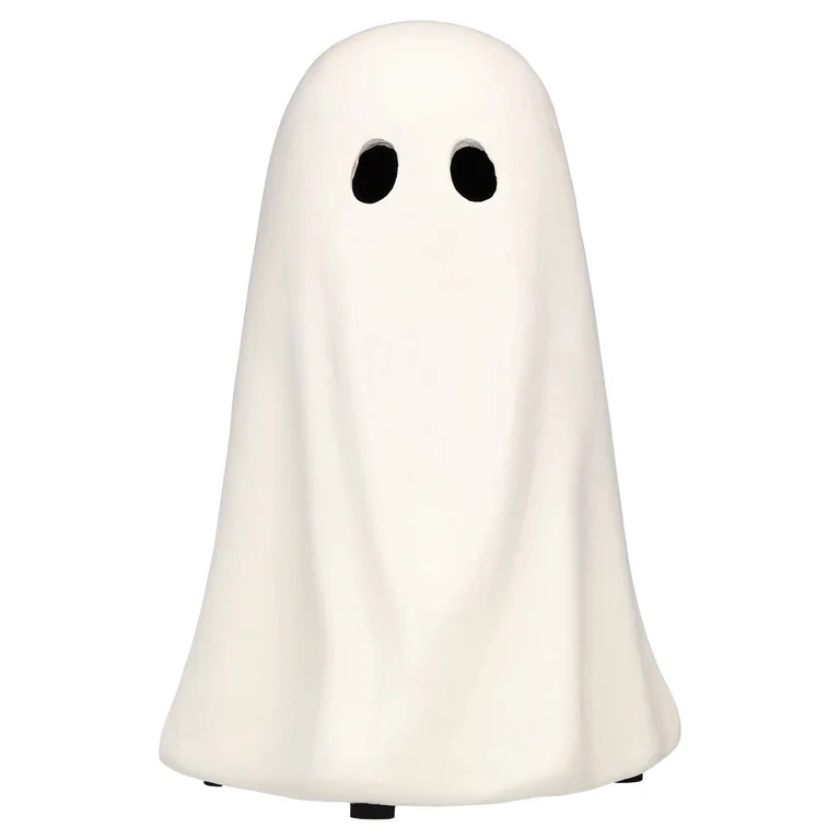 Paper Mache Ghost Decoration, White, 11", Halloween by Way To Celebrate | Walmart (US)