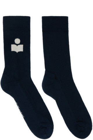 Isabel Marant - Navy Siloki Socks | SSENSE