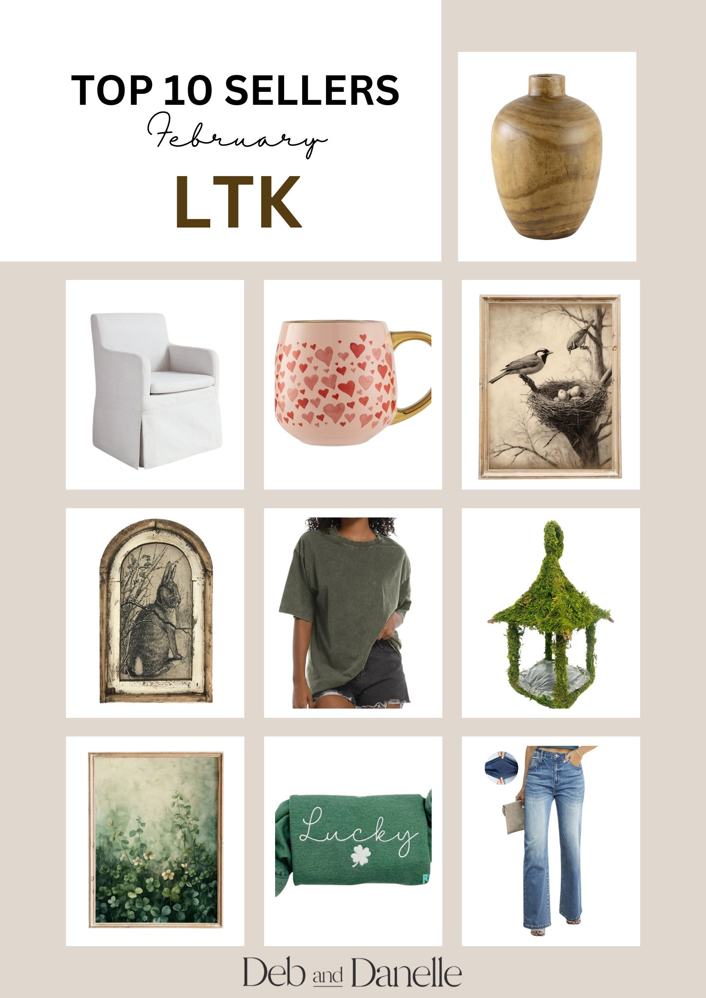 These were our most-loved items for the month of February. The list included a lot of Spring decor from Etsy, Walmart, and Michael’s. 

#LTKHome #LTKSeasonal