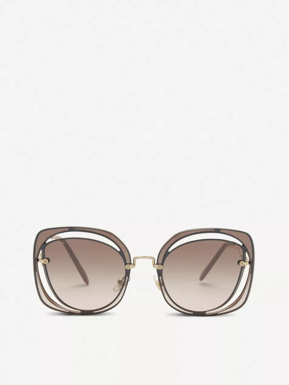 Mu54s square-frame sunglasses | Selfridges