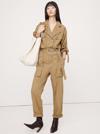 Utility Flight Jumpsuit | Banana Republic (US)