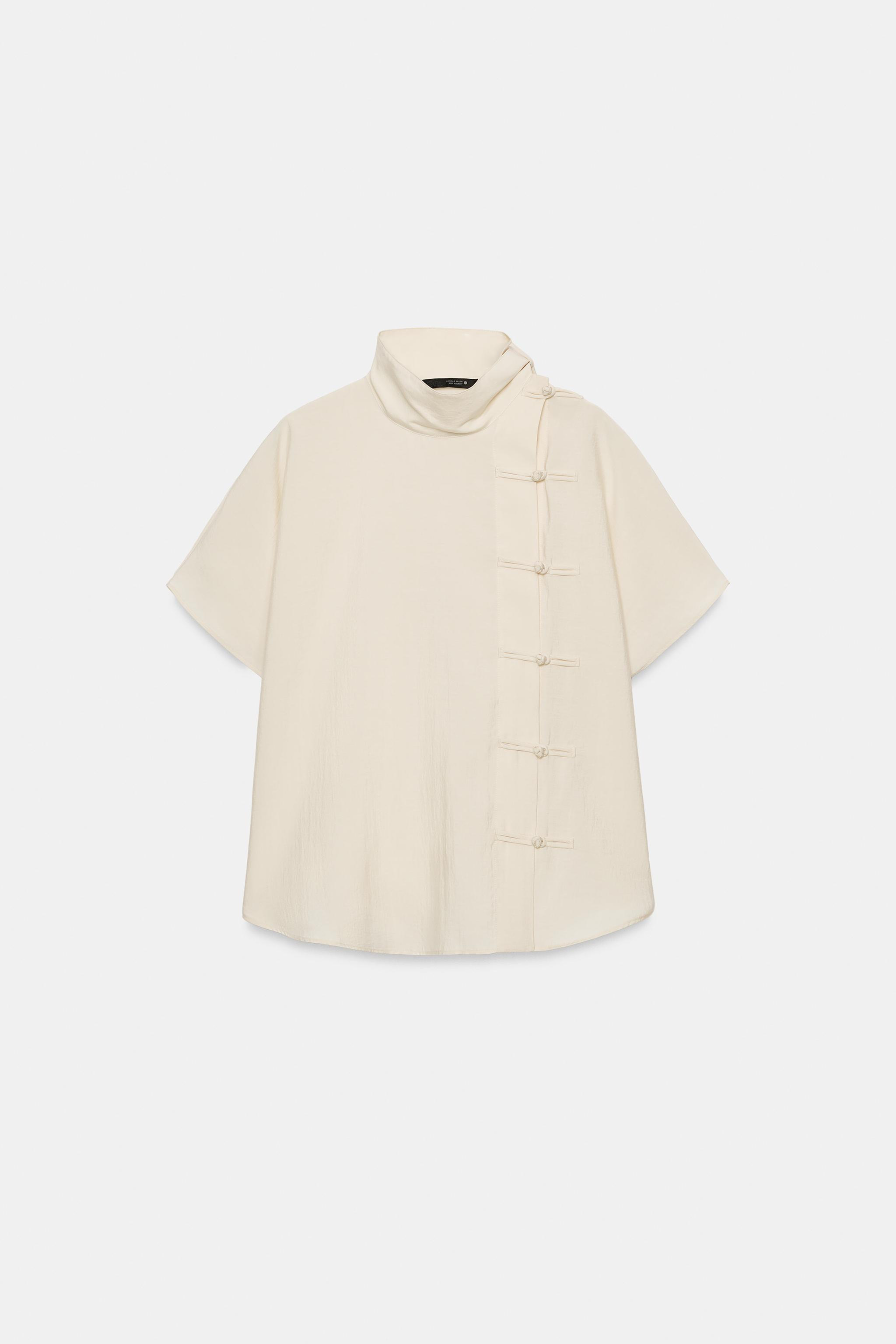 ZW COLLECTION FROG FASTENING SHIRT | Zara Canada