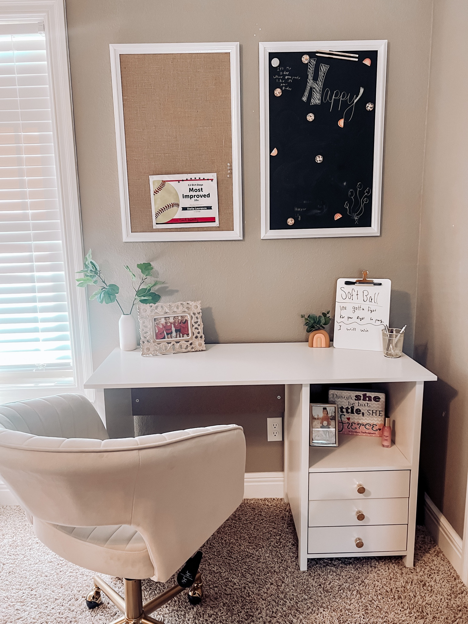 We did a little bedroom makeover for our big 9 year old for her birthday. She’s been wanting a desk for forever and this one is super affordable. It all turned out so cute and exactly what she wanted! 

#LTKhome #LTKunder100 #LTKstyletip