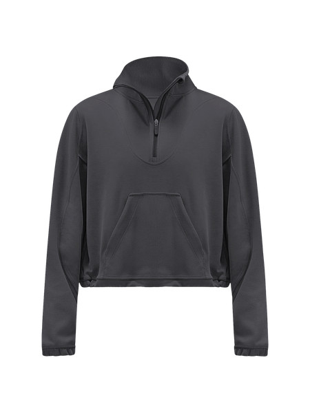 Brushed Softstreme Ribbed Half Zip | Women's Hoodies & Sweatshirts | lululemon | Lululemon (US)