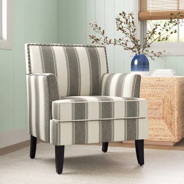 Arching Upholstered Armchair | Wayfair North America