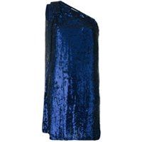 P.A.R.O.S.H. Ginter sequin one shoulder dress - Bleu | Farfetch FR