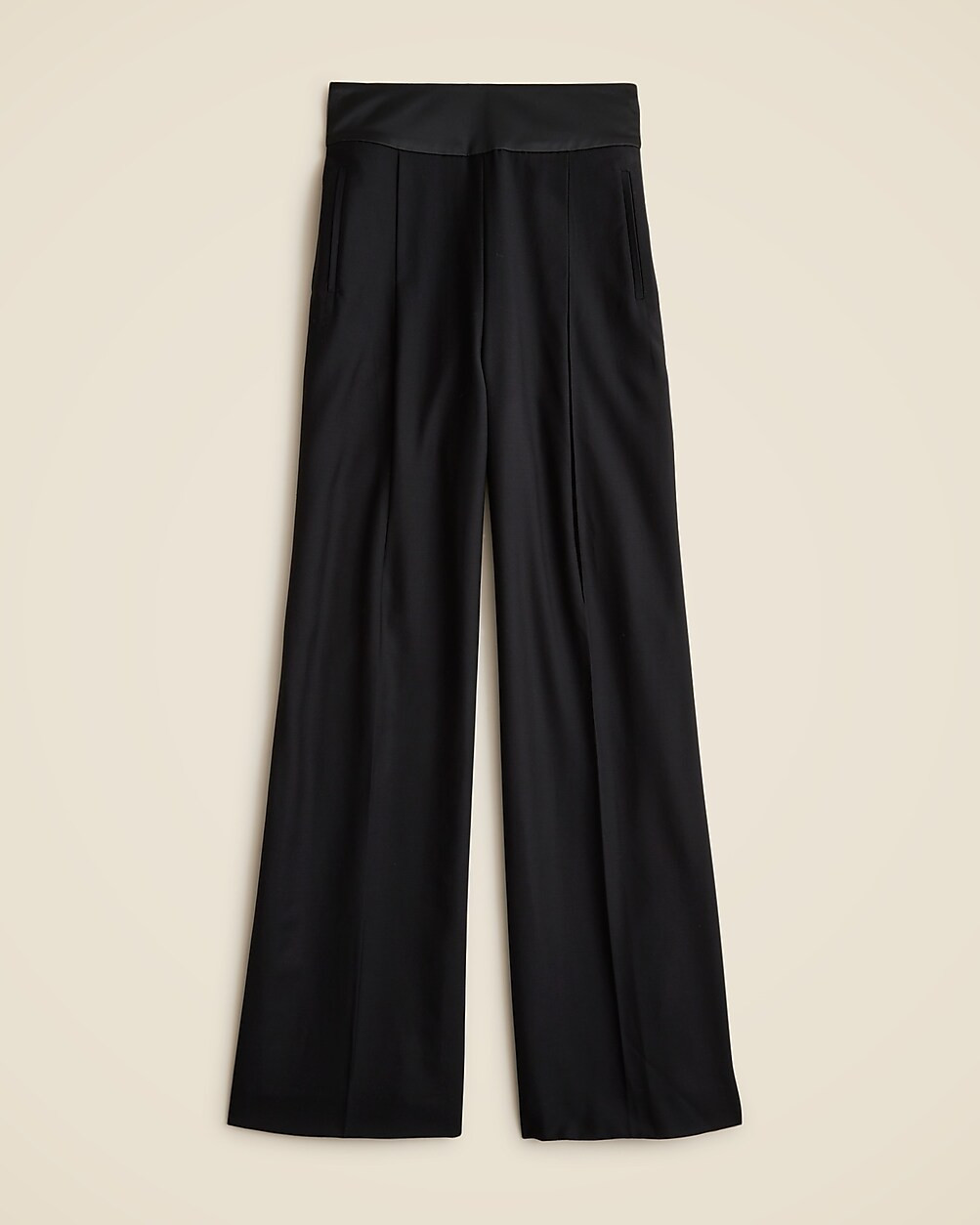 Collection wide-leg trouser pant in tuxedo wool | J. Crew US