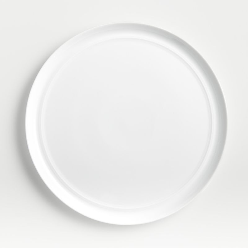 Hue White Dinner Plate + Reviews | Crate & Barrel | Crate & Barrel