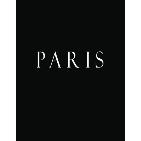 Paris : White Black Decorative Book to Stack Together on Coffee Tables, Bookshelves and Interior Des | Walmart (US)