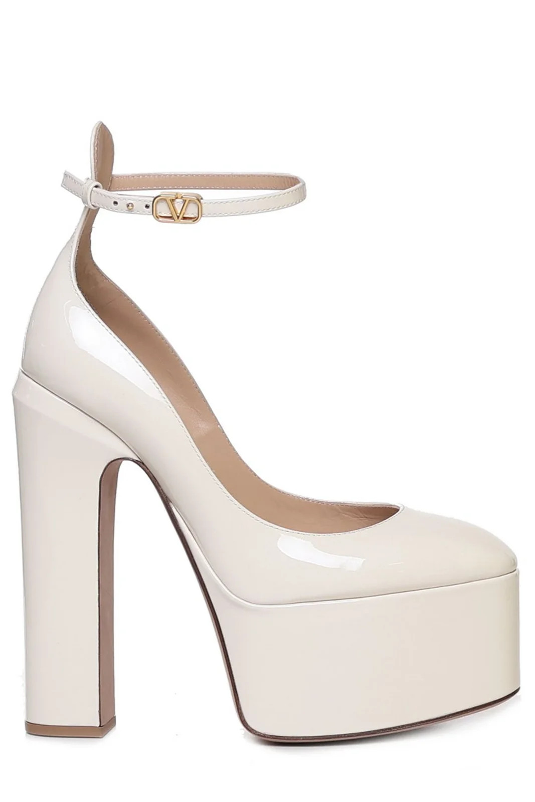 Valentino VLogo Plaque Platform Pumps | Cettire Global