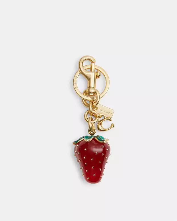 Strawerry Bag Charm  | Coach Outlet US