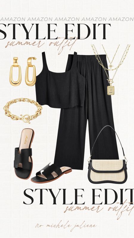 Amazon styled outfit! Another cute styled outfit for the summer! I’ve been loving matching sets - they’re so easy to throw on!! 

Summer style, summer outfits, Amazon, Amazon fashion, matching summer sets, Amazon sets, Amazon sandals 

#LTKFindsUnder100 #LTKStyleTip #LTKFindsUnder50