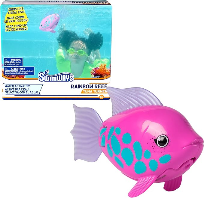 SwimWays Rainbow Reef Fish Toy, Kids Swimming Accessories & Water Toys, Learn to Swim Pool Toys f... | Amazon (US)