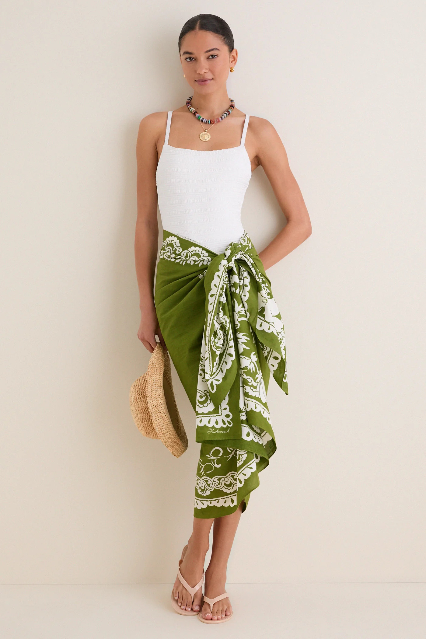 Kiwi Poolside Punch Cotton Pareo | Tuckernuck (US)