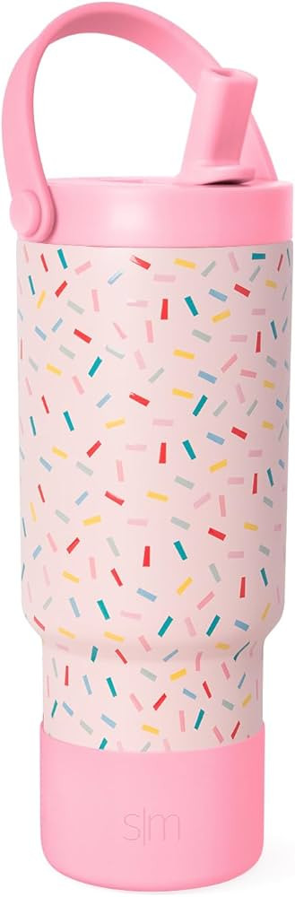 Simple Modern Trek Pivot | 24oz Kids Flip Straw Tumbler with Handle and Silicone Boot | Insulated... | Amazon (US)