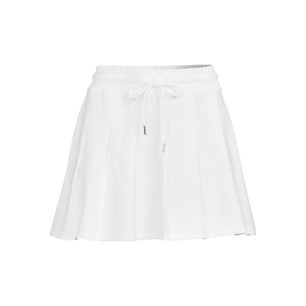 No Boundaries Juniors’ Knit Pleated Skirt | Walmart (US)