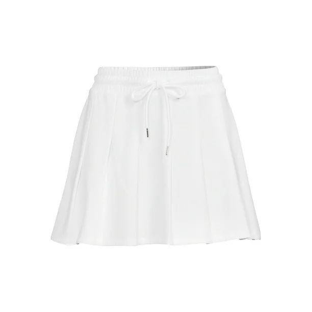 No Boundaries Juniors’ Knit Pleated Skirt | Walmart (US)