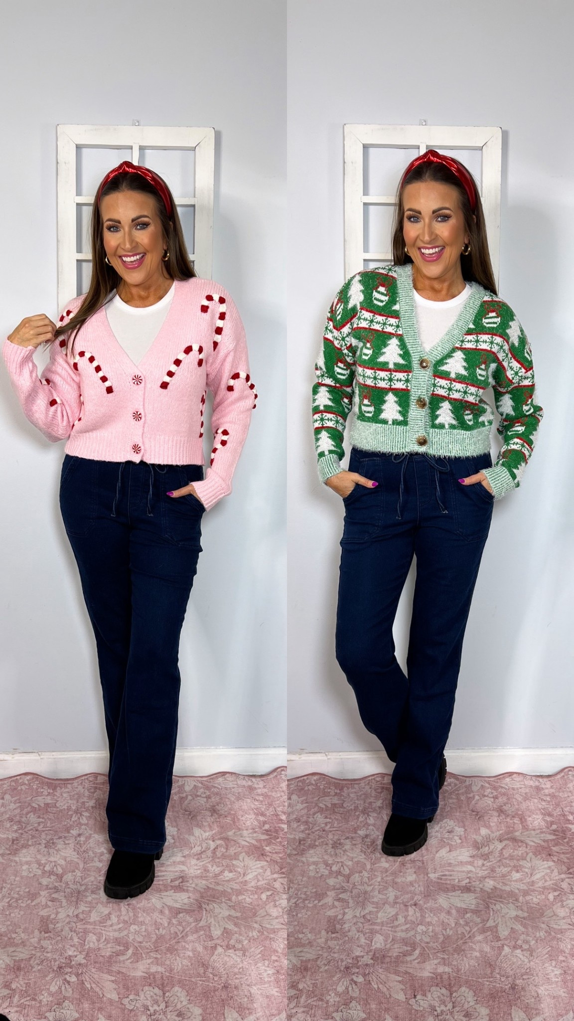 Adorable Christmas cardigans! Other patterns available! Everything is a size small.


Christmas outfit, Christmas sweater, Walmart Christmas, winter outfit, winter style, winter fashion, jeans, fall shoes, chelsea boots 

#LTKStyleTip #LTKFindsUnder50 #LTKHoliday
