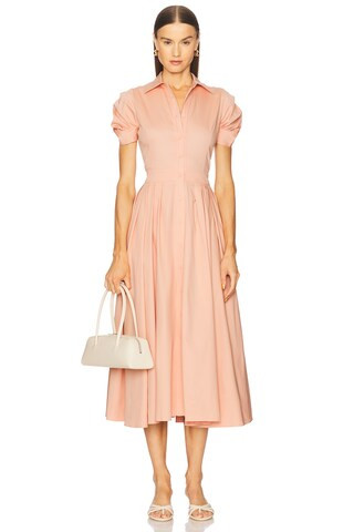 Alexis Gyles Dress in Salmon from Revolve.com | Revolve Clothing (Global)