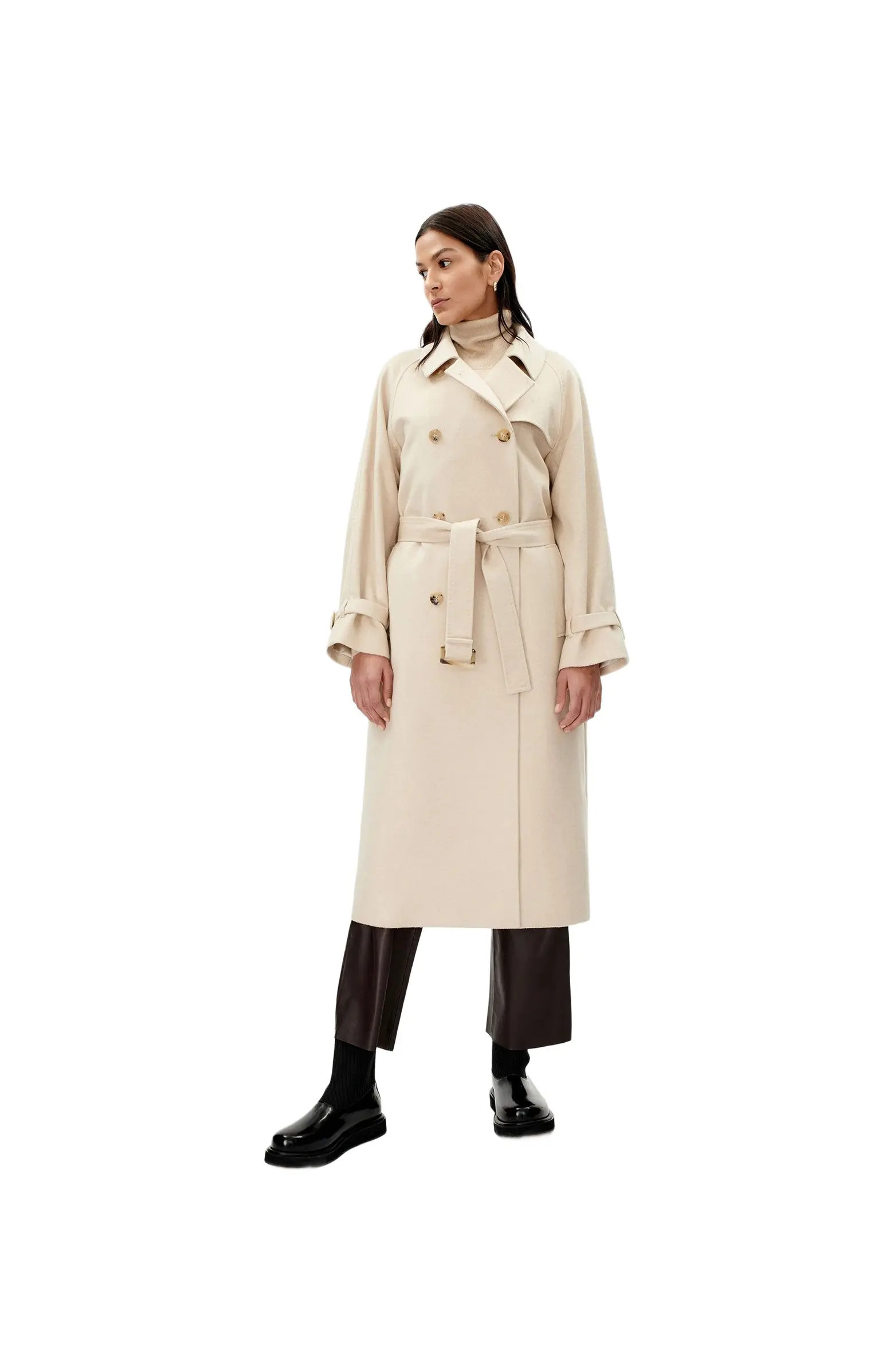 Cashmere Double Breasted Trench Coat | Nordstrom