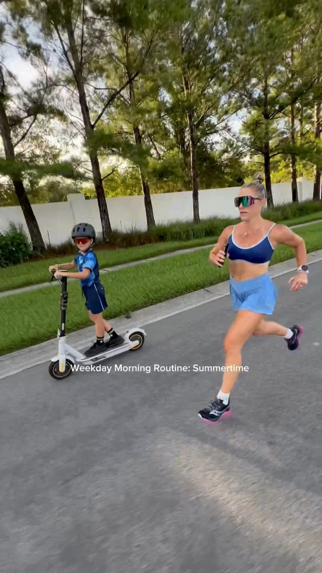 Weekday Morning Run Routine during the summer 

DLOODA Shorts: use code DANIELLE010

#LTKFamily #LTKShoeCrush #LTKActive