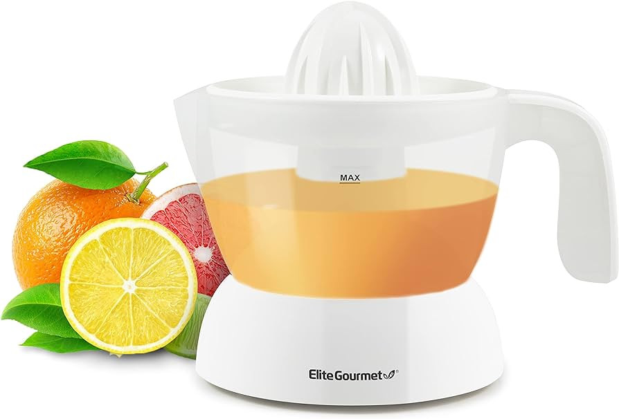 Elite Gourmet ETS-411 BPA-Free Electric Citrus Juicer Extractor: Compact Large Volume Pulp Contro... | Amazon (US)