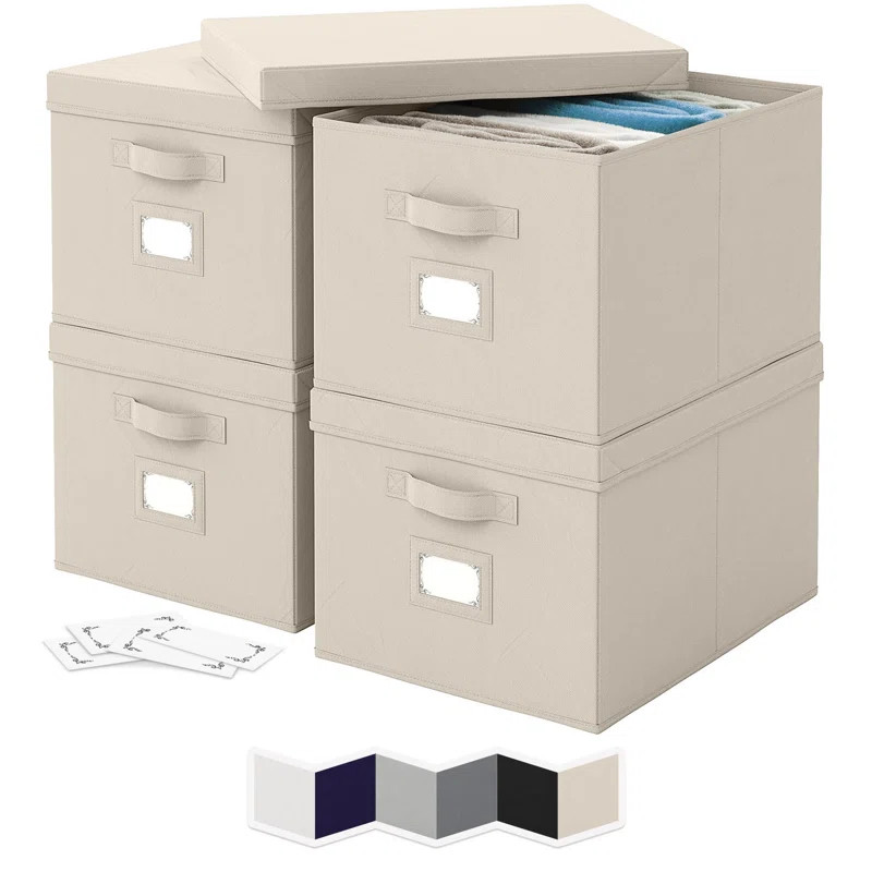 Fabric Box Set (Set of 4) | Wayfair North America