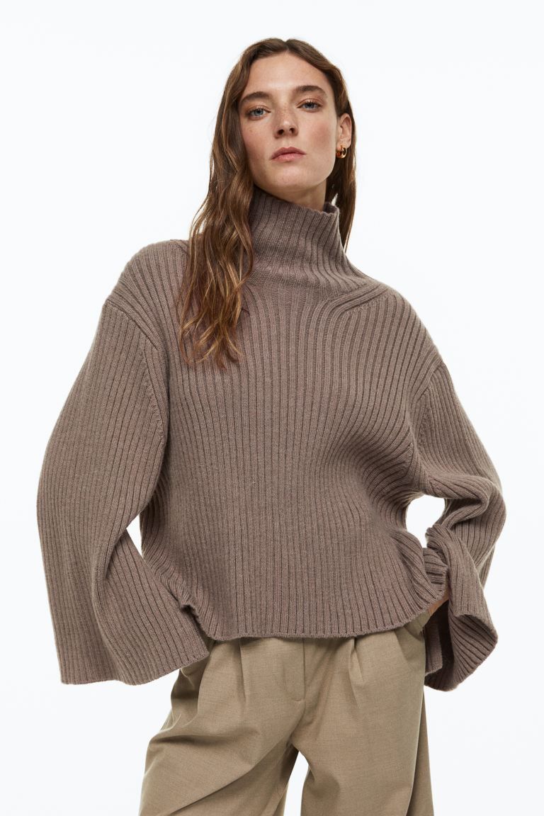 Oversized Mock-turtleneck Sweater | H&M (US)