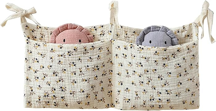 Baby Bedside Hanging Bags Storage Organizer Milk Bottle Toy Crib Baby Nappy-Bag Bed-Bunk Organizi... | Amazon (US)
