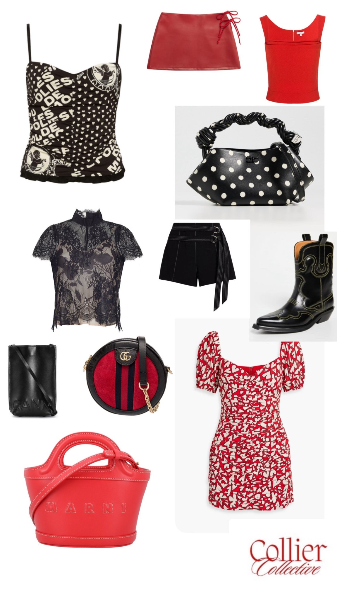 Red accents, black lace, and statement bags on repeat.
This edit is all about bold femininity with a sharp edge — timeless silhouettes, playful textures, and pieces that do the talking.
Welcome to Collier Collective, where getting dressed is the best part of the day.

Shop the full look via Collier Collective 🤍

#CollierCollective #LTKStyle #LTKItGirl #ChicLayers #StatementBags #ModernRomantic #CoolGirlCloset #FashionEdit #RedMoment #EffortlessStyle

#LTKSeasonal #LTKU #LTKValentine