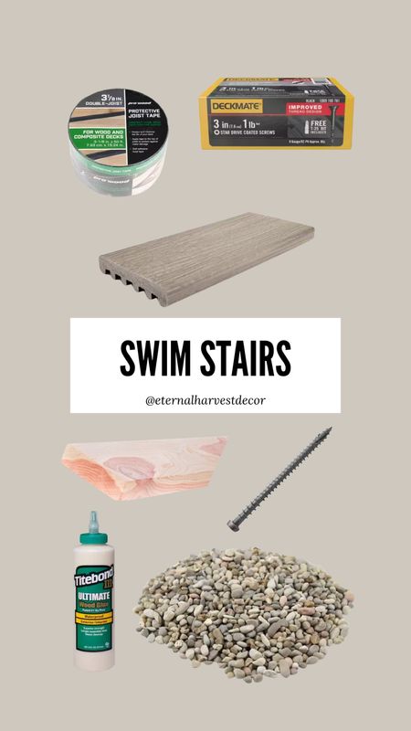 Supplies for the DIY Stairs by my Pool! 

#LTKSwim #LTKHome