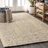 JONATHAN Y Pata Chunky Light Ivory 5 ft. x 8 ft. Area Rug NRF102B-5 | The Home Depot